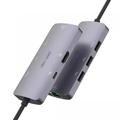 Image of Eller Santé Hexon 6-in-1 USB-C Multiport Adapter Hub