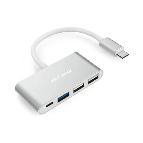 Image of eller santé® USB Type C Hub data transfer Converter Extension