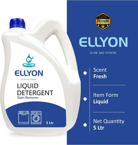 Image of ELLYON PREMIUM Top Load And Front Load FRESH AQUA FREGRENCE Multi-Fragrance Liquid Detergent (5000 ml)
