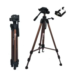 Eloies® Travel Series TL-51 Aluminum Tripod Stand for DSLR/Mobile Phone /SLR and Digital Camera Maximum Height 60 \/ 5