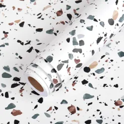 ELTON Granite Self Adhesive Waterproof Contact Film Wallpaper for Countertops Cupboard Door, Almirah, Fridge
