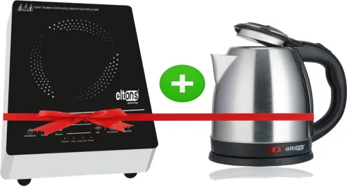 Image of Eltons 2000W Radiant Cooktop + 1.5L Kettle Combo