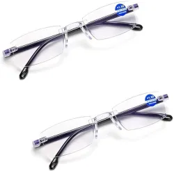 Elyvo Rimless Blue Cut Reading Glasses