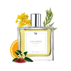 EM5 Ganymede Unisex Perfume | Warm Spicy Leather Accords | EDP Spray for Men & Women | Strong & Long Lasting Fragrance | Luxury Gift for Him/Her