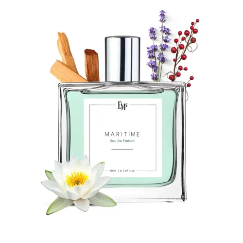 Image of EM5 Maritime EDP Perfume for Men | Fresh Spicy Lavender Woody Aquatic Fragrance | Strong and Long Lasting Eau de Parfum 