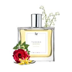 EM5 Tuxedo Unisex Perfume | Patchouli Amber Fresh Spicy | EDP Spray for Men & Women | Strong & Long Lasting Fragrance | Gift for Him/Her
