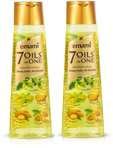 Image of EMAMI 7 Oils In One 500ml - Pack of 2 Hair Oil (1000 ml)