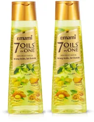 EMAMI 7 Oils In One 500ml - Pack of 2 Hair Oil (1000 ml)