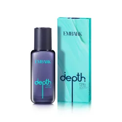 EMBARK Depth Fuel Long Lasting Perfume for Men | 20ml Eau De Parfum | Citrus Aromatic Premium Fragrance | Gift for Men