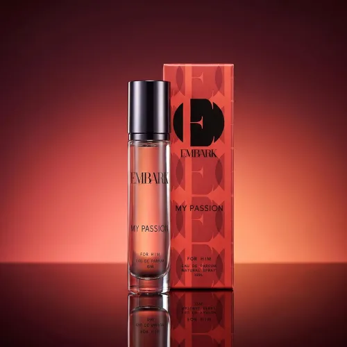 Image of EMBARK My Passion for Him, Perfume for Men - 15ml | Travel Friendly Pack | Premium Eau de Parfum | Musky and Citrus Frag