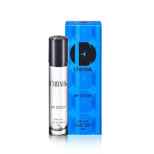 Image of EMBARK My Story for Him, Perfume for Men - 15ml | Travel Friendly Pack | Premium Eau de Parfum |