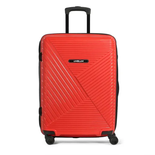 Image of Emblem Venus 55cm Hard Cabin Trolley (Red, 8 Wheels) 