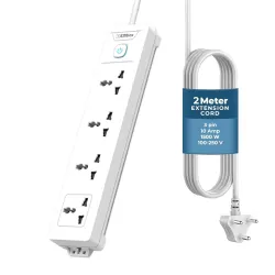 EMBOX 1500W Extension Board With 2 Meter Extension Cord