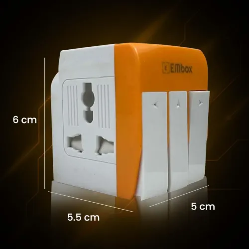 Image of EMBOX 3 Pin Multi Plug Adapter