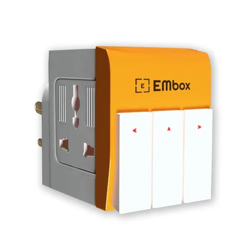 Image of Embox 3 Pin Multi Plug Adapter 5A 250V