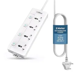EMBOX Extension Board with Switches 2500 W, 4 Universal Sockets