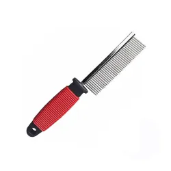 Emily Pets Single Side Steel Needles Dog Comb Hairbrush Grooming for Small