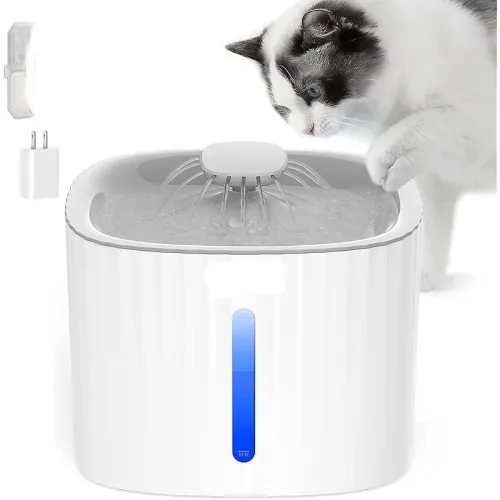 Image of Emily Pets 84oz/2.5L Water Dispenser Fountain Water Bowl 