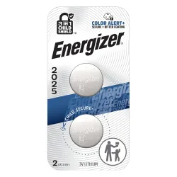Energizer 2025BP-2N Coin Lithium 2025 Battery, Black