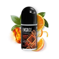 Engage Amber Fresh Underarm Roll On Deodorant for Men, 50ml