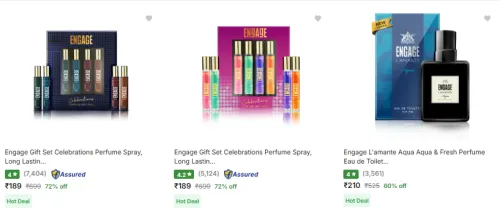 Image of Engage Deodorant & Perfume Upto 72% off