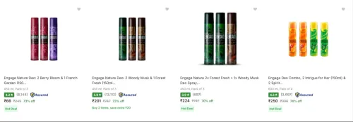 Image of Engage Deodorant Spray starting at ₹66