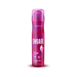 Engage Floral Zest Deodorant Spray for Women 150ml | Citrus & Floral | 24hr Freshness | Long Lasting | Skin Friendly | D