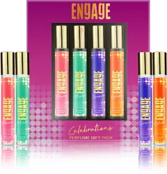 Engage Gift Set Celebrations Perfume Spray, Long Lasting Wedding Hamper by ITC (25mlx4) Perfume - 100 ml (For Women)