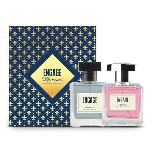 Image of Engage Gift Set - Moments Luxury Perfume Gifts For Women & Men, Homme & Femme 200ml