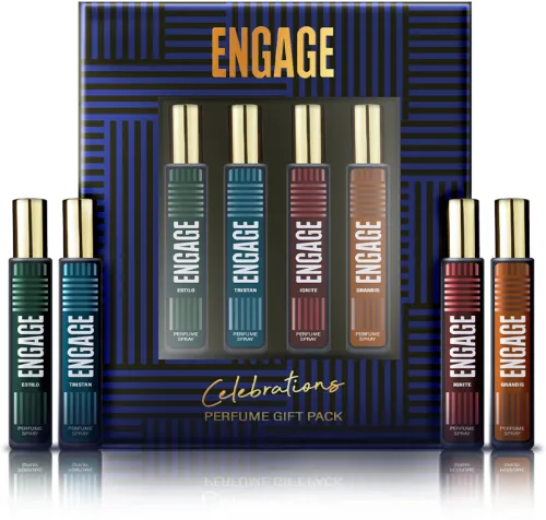 Image of Engage Gift Set Perfume Spray for Men, 25ml x 4