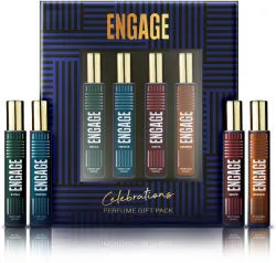 Engage Gift Set Perfume Spray for Men, 25ml x 4