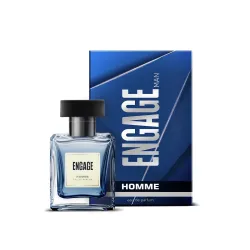 Engage Homme Eau De Parfum for Man 50ml | Woody Bergamot|Long Lasting Perfume|Perfume for Man| Perfect Daily Wear| No Paraben|No Silicones| Dermat-Tested EDP| Gift for Men|Also Try Maracuja....
