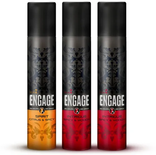 Image of Engage Intrigue Deo Combo for Men (PO3)