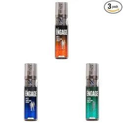 Engage M1, M2, M3 Perfume Fresh Spray Set for Men, 120ml Each