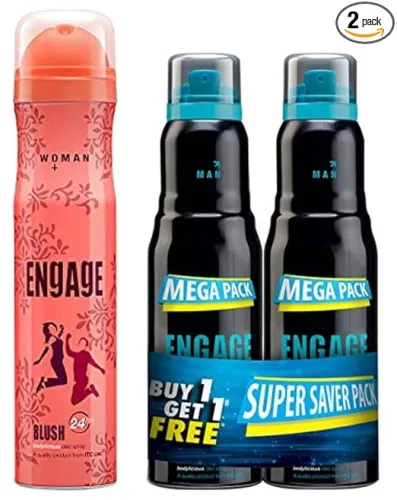 Image of Engage Mate Deodorant For Men, Citrus and Fresh