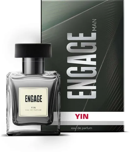 Image of Engage Yin Men Perfume, Spicy Fragrance Scent, Ideal Gift for Men, Skin Friendly Eau de Parfum - 50 ml (For Men)