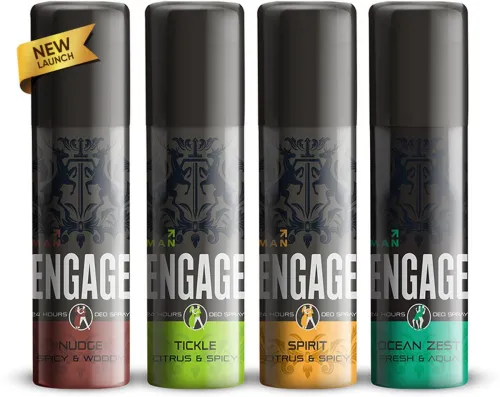 Image of Engage Mini Deo Combo For Men 50mlx 4