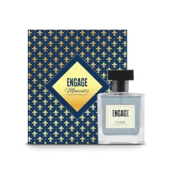 Engage Gift Set - Moments Luxury Perfume Gifts for Men, Homme 100ml, Long Lasting Smell, Perfume for males, Pack of 1, G