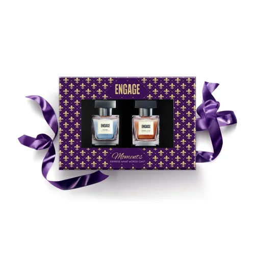 Image of Engage Moments Luxury Perfume Gift Set for Men (100ml + 50ml x 2)