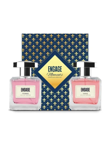 Image of Engage Moments Luxury Women's EDP Perfume Gift Set (Yang + Femme) 200ml