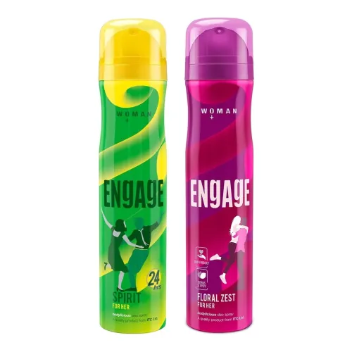 Image of Engage Spirit & Floral Zest Deodorant for Women 150ml (PO2)
