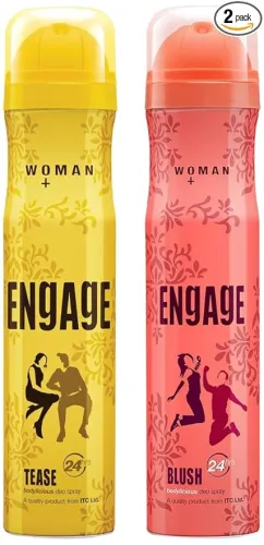 Image of Engage Tease Deodorant for Women 150ml/100g