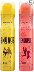 Engage Tease Deodorant for Women 150ml/100g