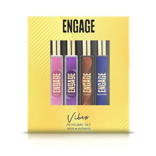 Image of Engage Vibes Perfume Spray Set for Men & Women, Travel Sized, Assorted Pack