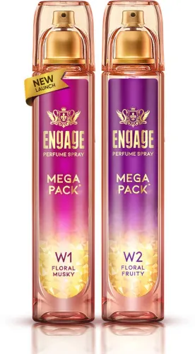 Image of Engage W1 & W2 Perfume Spray Combo for Women – 2×160ml
