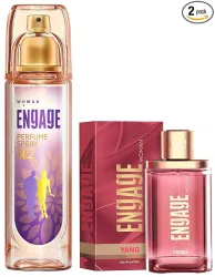 Engage W2 Perfume Spray For Women, 120ml & Yang Eau De Parfum, Perfume For Women, 90ml - Floral