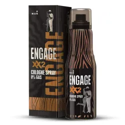 Engage XX2 Cologne No Gas Perfume for Men, Spicy and Citrus Fragrance Scent, Skin Friendly Perfume for Men Long Lasting 