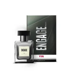 Engage Yin Eau De Parfum for Man 50ml |Fresh Bergamot Patchouli|Long Lasting Perfume|Perfume for Man| Night-time Wear| No Paraben|No Silicones|Dermat-Tested EDP| Gift for Men|Also Try Maracu...
