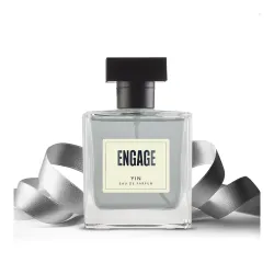 Engage Yin Eau De Parfum for Men, Fruity and Floral, Skin Friendly and Long Lasting, 100ml