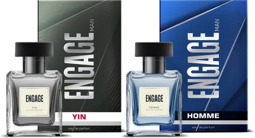 Image of Engage Yin + Homme EDP Combo for Men 50ml x2
